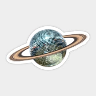 Saturn Disco Sticker